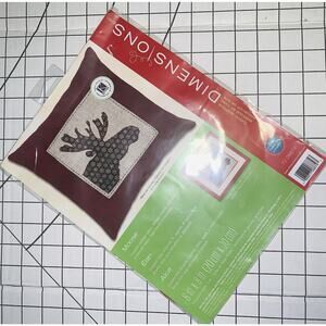 Moose Pillow or Frame Dimensions Fabric Applique Kit Spanish French 72-08874 NEW